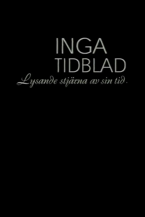 Poster Inga Tidblad - Lysande stjärna av sin tid 2001