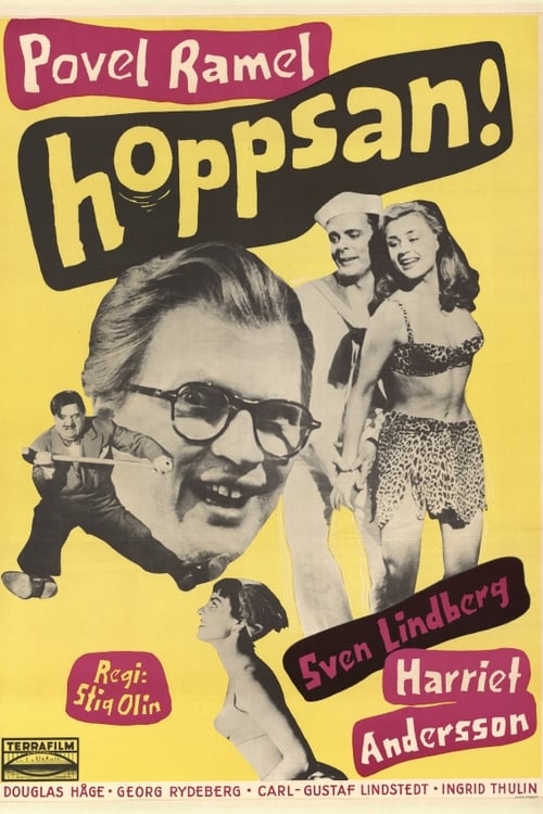 Poster Hoppsan! 1955