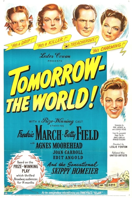 Poster Tomorrow, the World! 1944