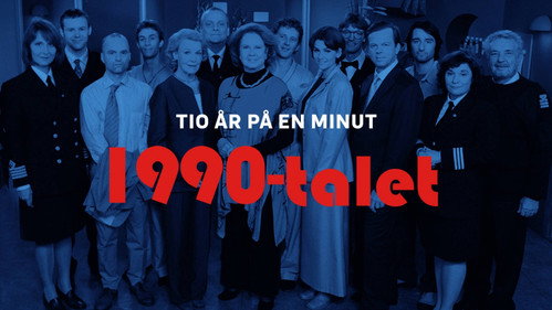 Tio år på en minut - 1990-talet Backdrop Blur