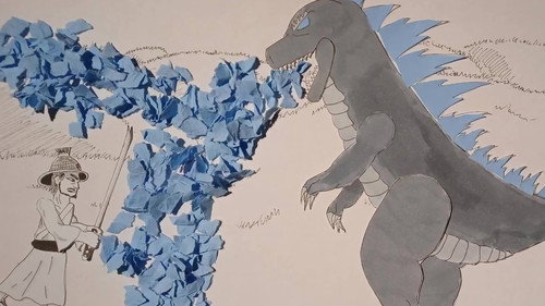 The sword that will defeat Godzilla still