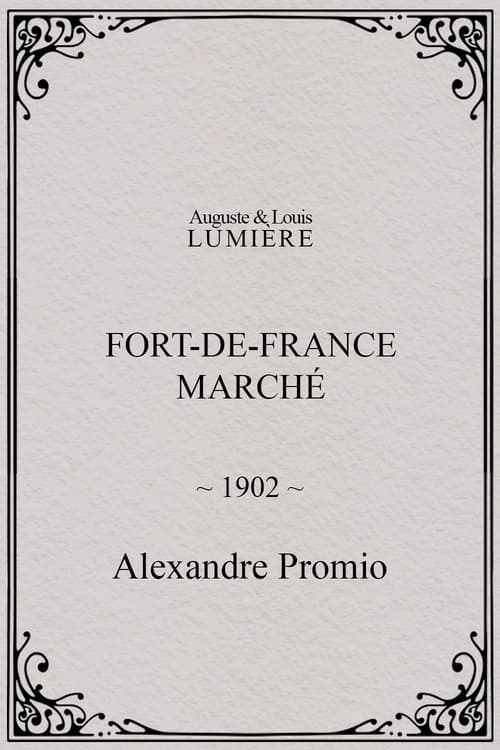 Fort-de-France : marché (1902)