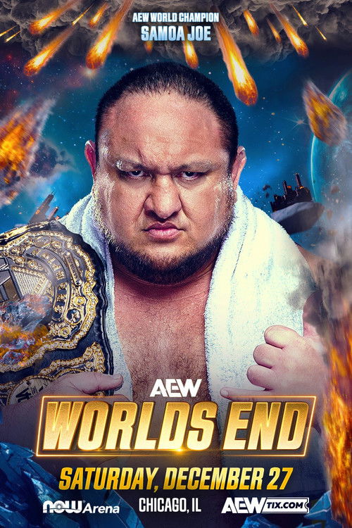 AEW Worlds End 2025 poster