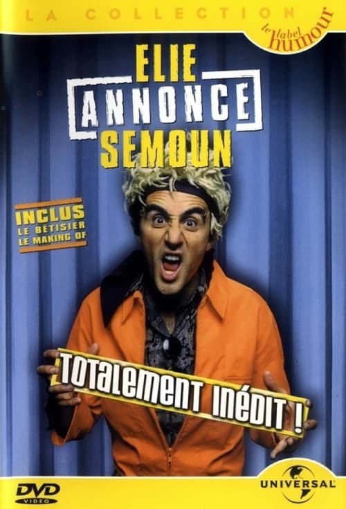 Poster Elie Semoun - Elie annonce Semoun 2002
