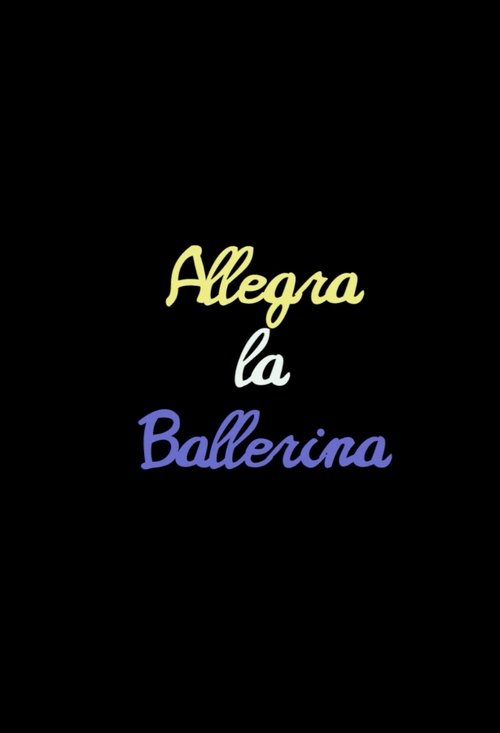 Allegra La Ballerina movie poster player