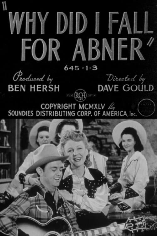 Poster Why Did I Fall for Abner? 1945