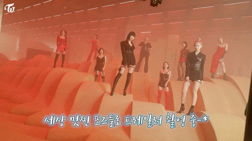 TWICE “Talk that Talk” M/V Behind the Scenes EP.01 still