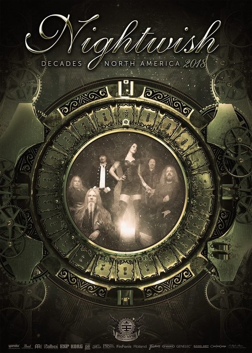 Nightwish.Decades.tour movie poster player