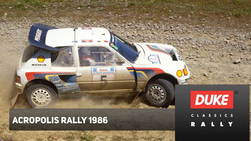 Acropolis Rally 1986 Backdrop Blur