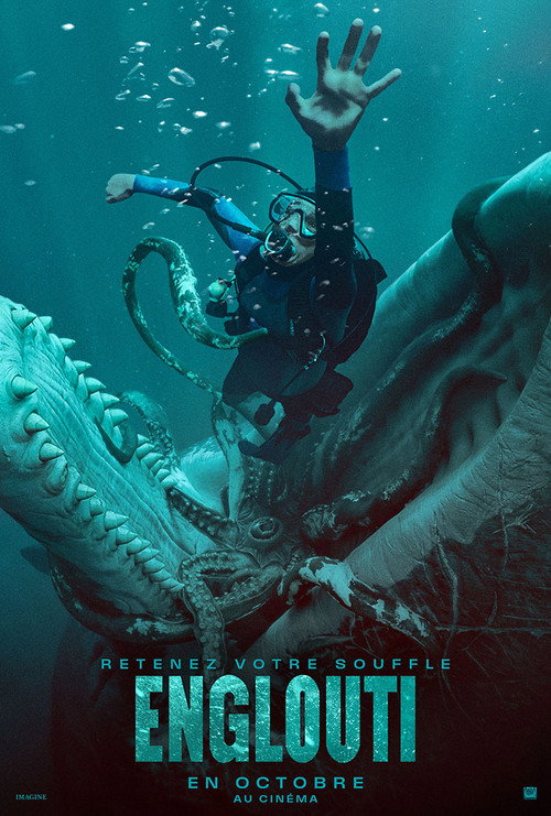 Affiche officielle française de Englouti (Whalefall, 2026)