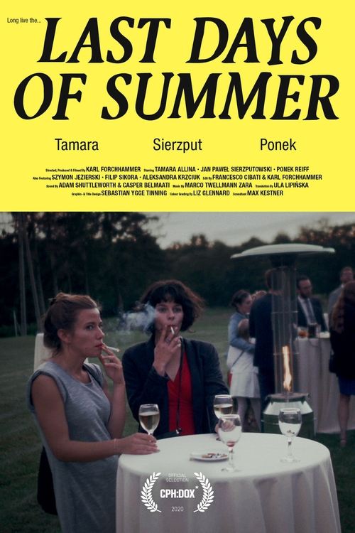 Poster image du film Last Days of Summer Last Days of Summer