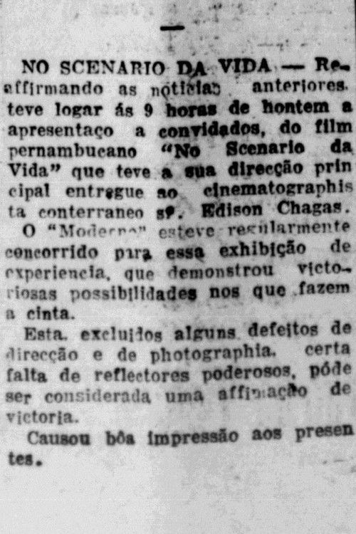 Cartell de No Cenário da Vida