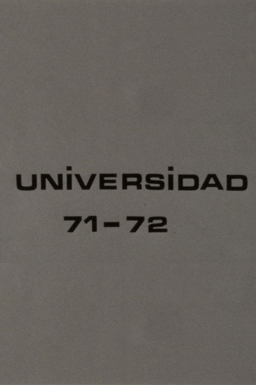 Cartell de Universidad 71-72