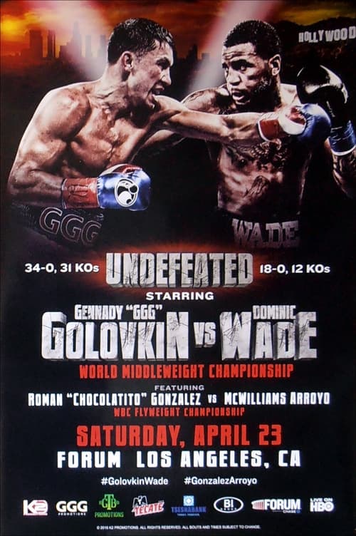 Gennady Golovkin vs. Dominic Wade (2016) poster