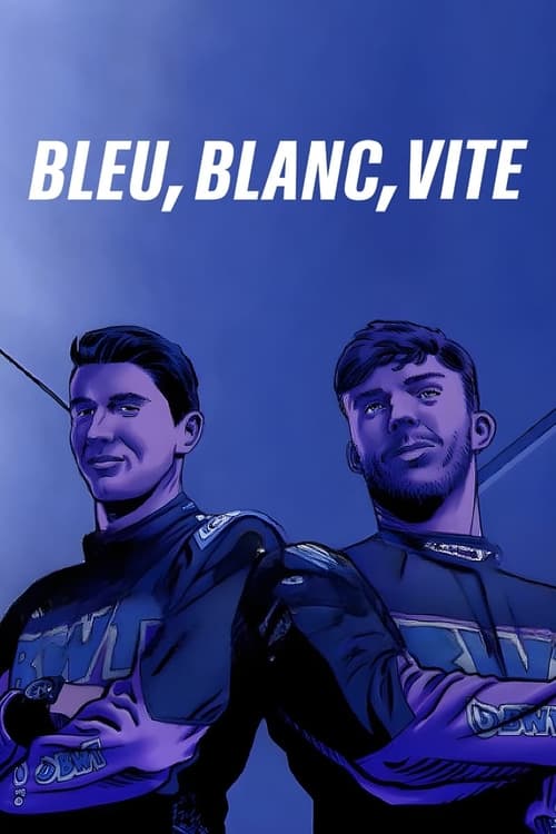 Poster Bleu, Blanc, Vite