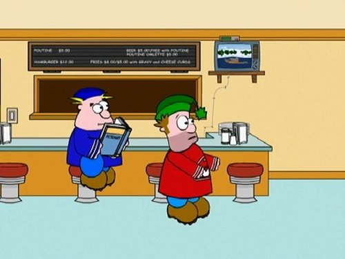 Escena del episodio 11 de la temporada 1 de la serie Chilly Beach