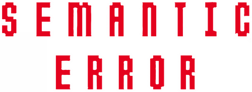 Semantic Error