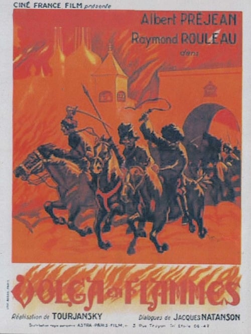 Poster Volga en flammes 1934