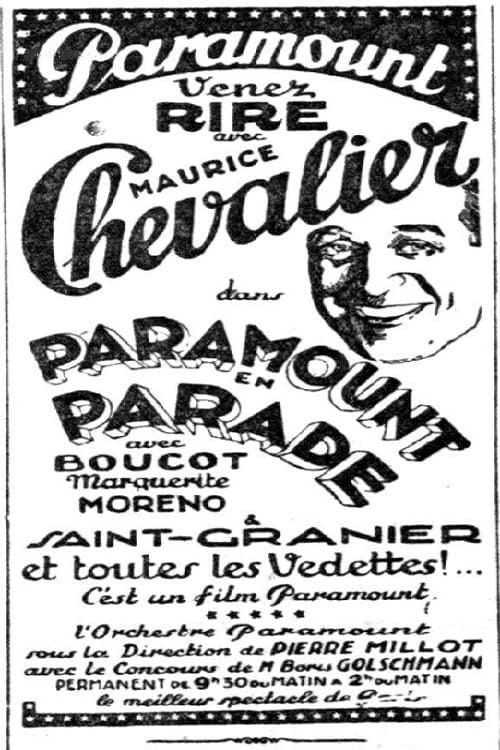 Paramount on parade Movie Poster Image