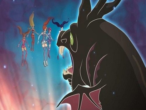 Escena del episodio 15 de la temporada 5 de la serie Winx Club