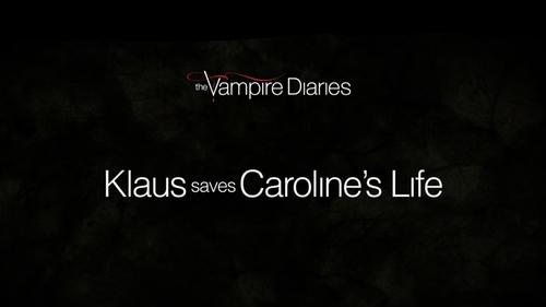 Favorite Scenes: Klaus Saves Caroline’s Life