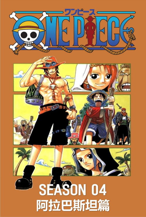 Póster de la temporada 4 de la serie One Piece