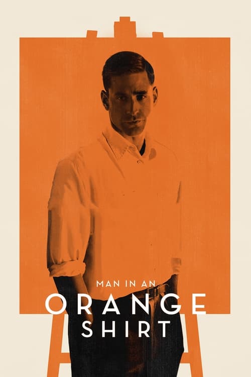 Poster Man in an Orange Shirt