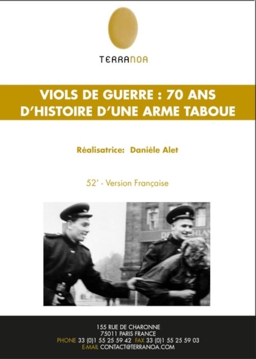 Poster Viols de guerre, 70 ans d'histoire d'une arme taboue 2019