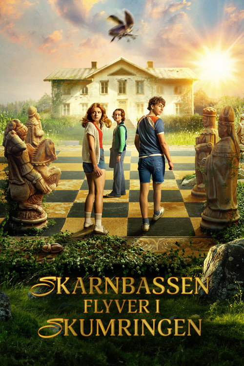 Skarnbassen flyver i skumringen