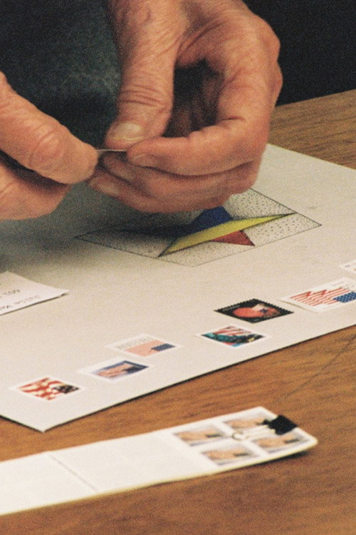 Sidney Felsen Decorates an Envelope