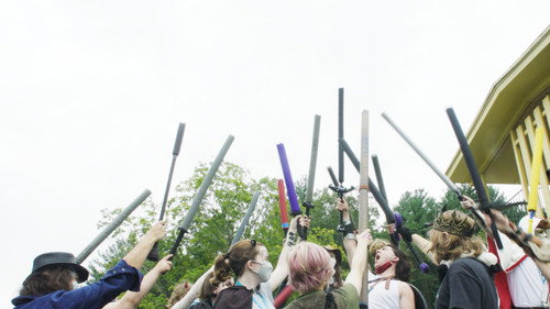 Hero Camp! Backdrop Blur