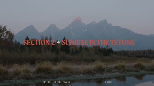 Sunrise In The Tetons