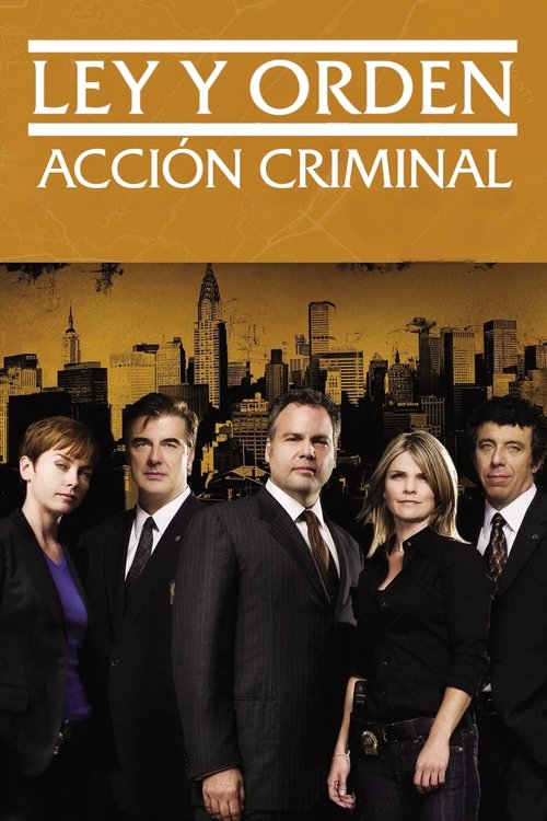 Póster de la temporada 6 de la serie Ley y orden: Acción criminal