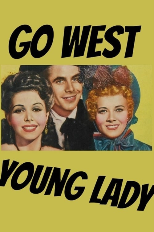 Poster Go West, Young Lady 1941
