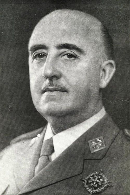 Grootschalige poster van Francisco Franco