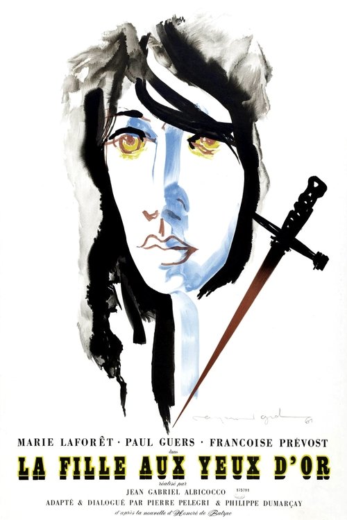 La fille aux yeux d'or movie poster player
