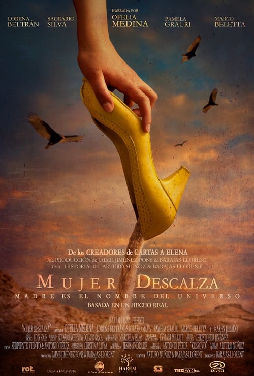 Mujer descalza