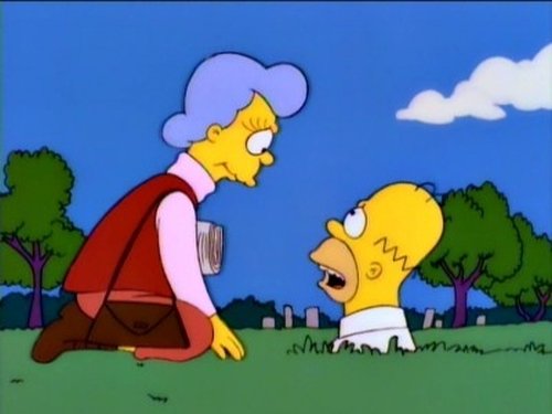 Escena del episodio 8 de la temporada 7 de la serie Los Simpson