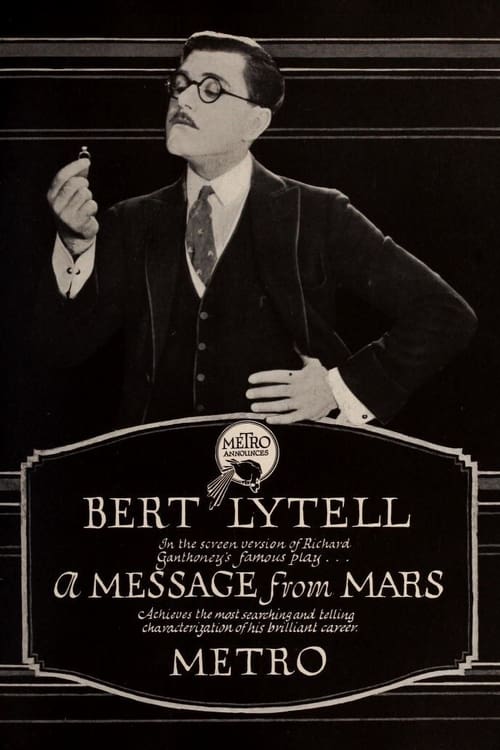 Poster A Message from Mars 1921