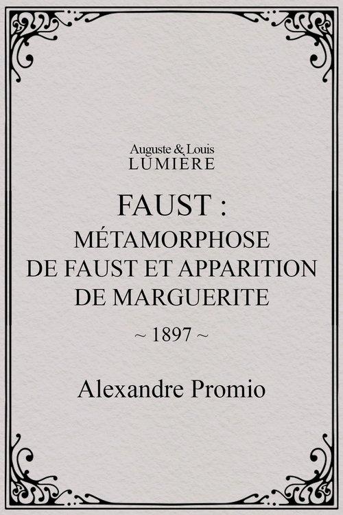 Faust : métamorphose de Faust et apparition de Marguerite Faust : métamorphose de Faust et apparition de Marguerite