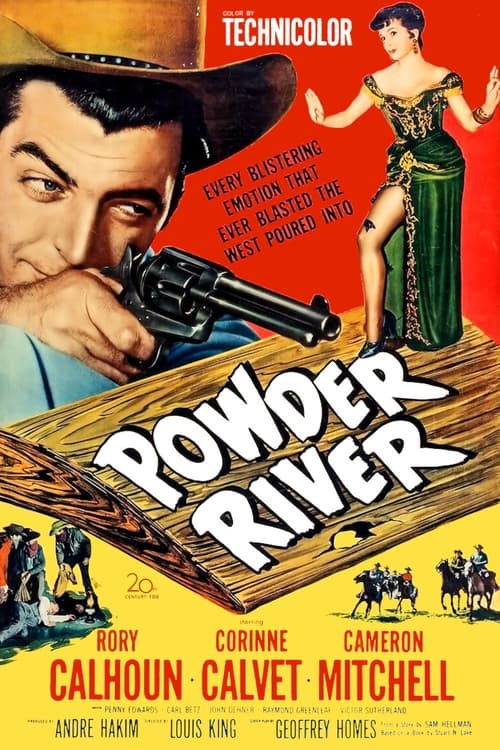 Poster Powder River 1953