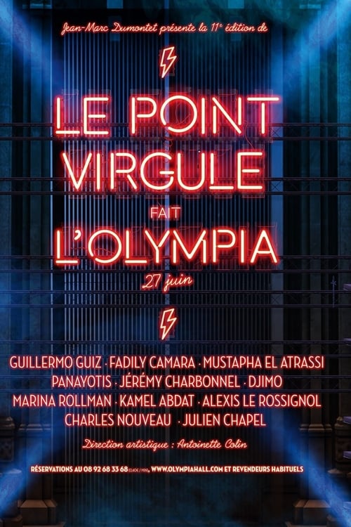 Poster Le Point Virgule fait l'Olympia - 11e édition 2018