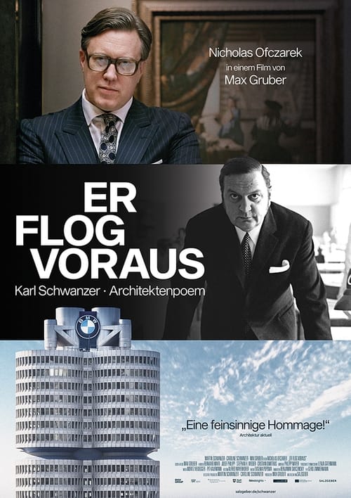 Poster Er flog voraus – Karl Schwanzer I Architektenpoem 2023