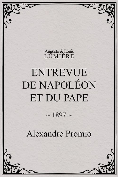 Poster Entrevue de Napoléon et du pape 1897