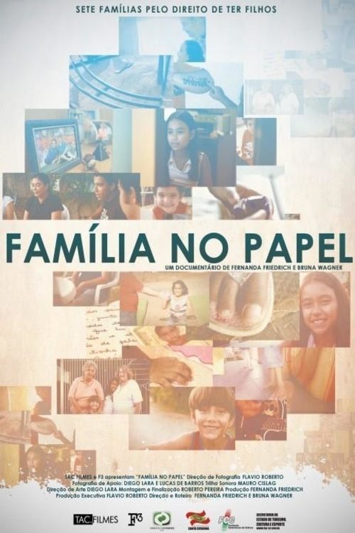 Família no papel movie poster player