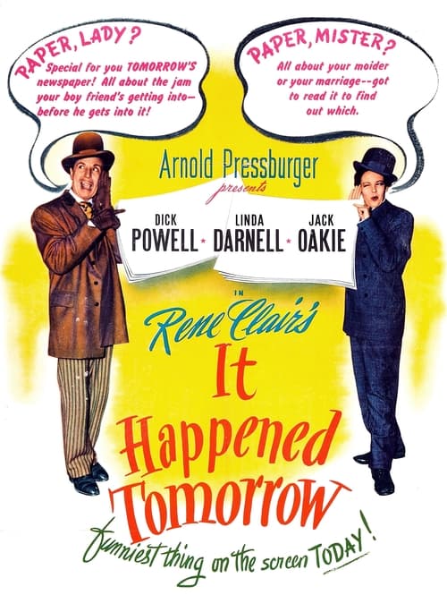 It Happened Tomorrow (1944) poster