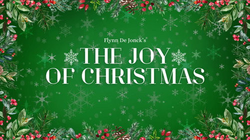 The Joy of Christmas Backdrop Blur