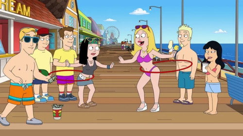 American Dad! S21E05 — Under (and Over, and Beside) the Boardwalk episode still