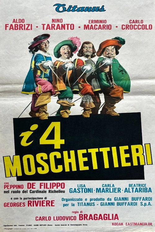 I 4 moschettieri poster