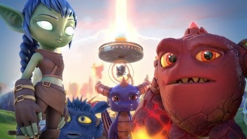 Poster della serie Skylanders Academy